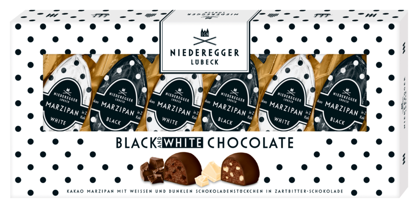 Niederegger Black and White Chocolate 100g